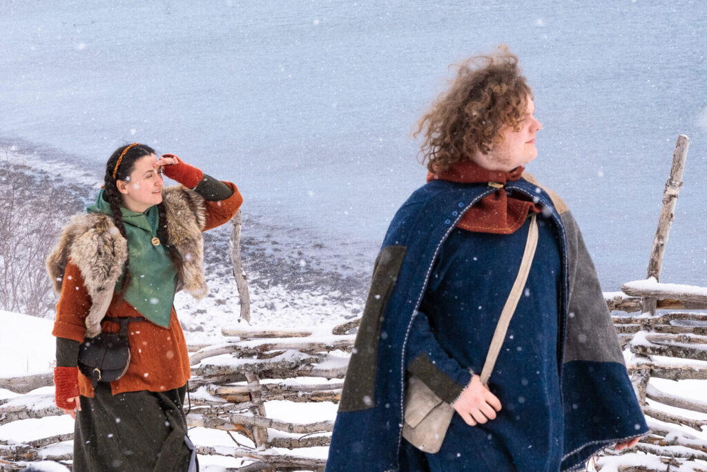 Vinterfiske på middelaldergården